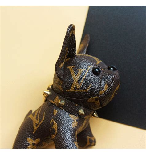 lv bulldog keychain|louis vuitton dog keychain price.